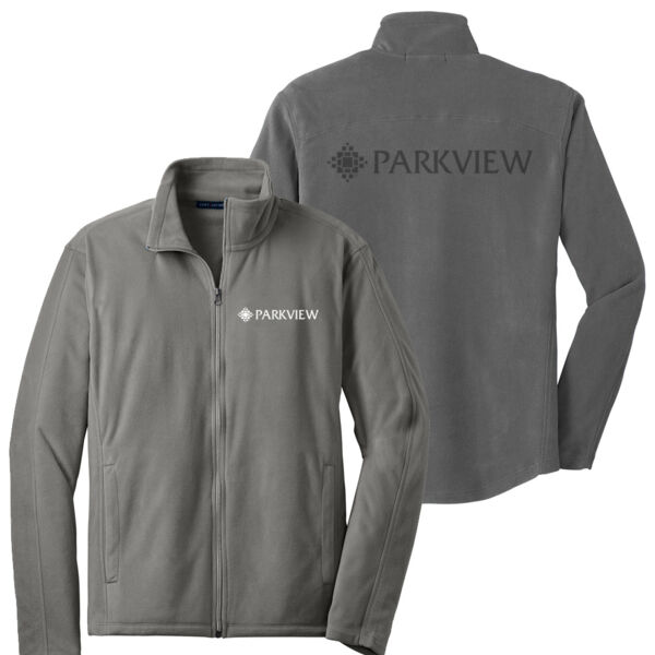 F223 - Microfleece Jacket with LASER ETCH BACK Thumbnail