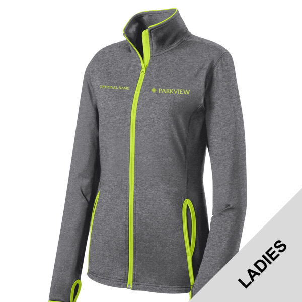 LST853 - Ladies Sport-Wick Stretch Contrast Full-Zip Jacket Thumbnail