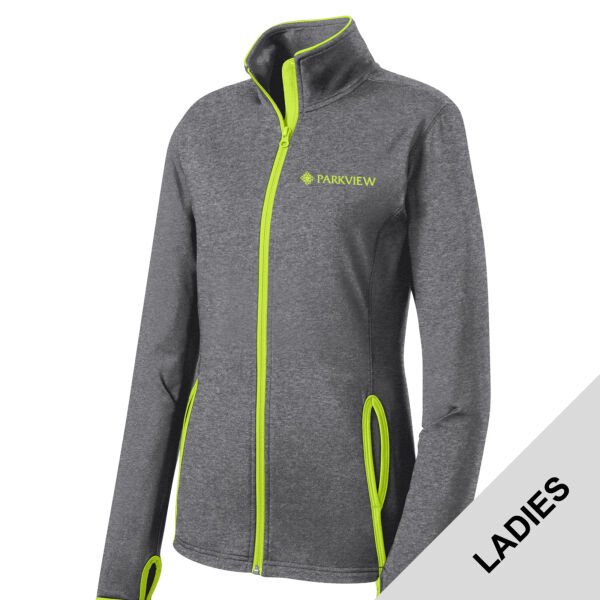 LST853 - Ladies Sport-Wick Stretch Contrast Full-Zip Jacket Thumbnail